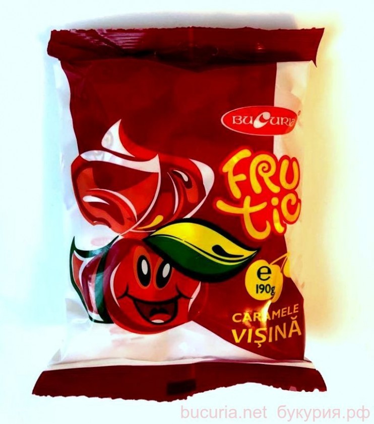 Карамель "Фрутик" с вишней, 190 г.