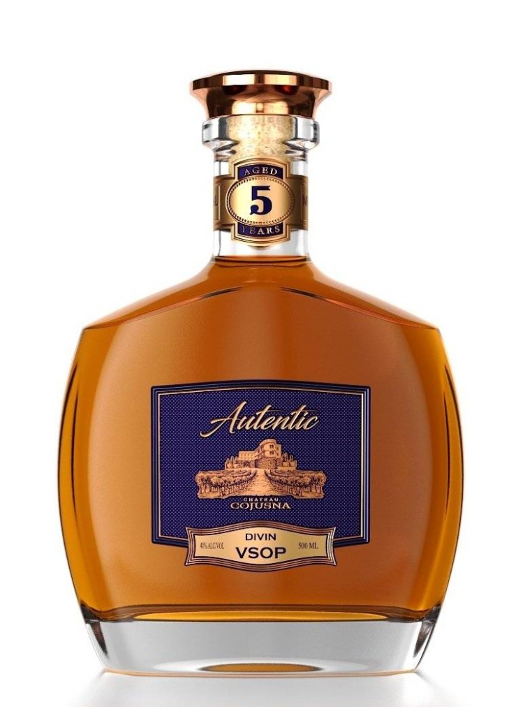 Коньяк «Autentic» VSOP 5 лет, Chateau Cojusna. 0,5 л.