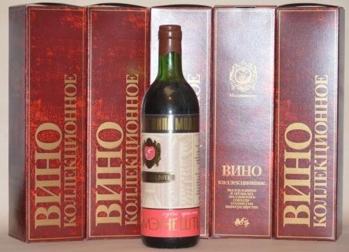 Вино "Романешты" Кожушна 1987 года. 0,7 л.