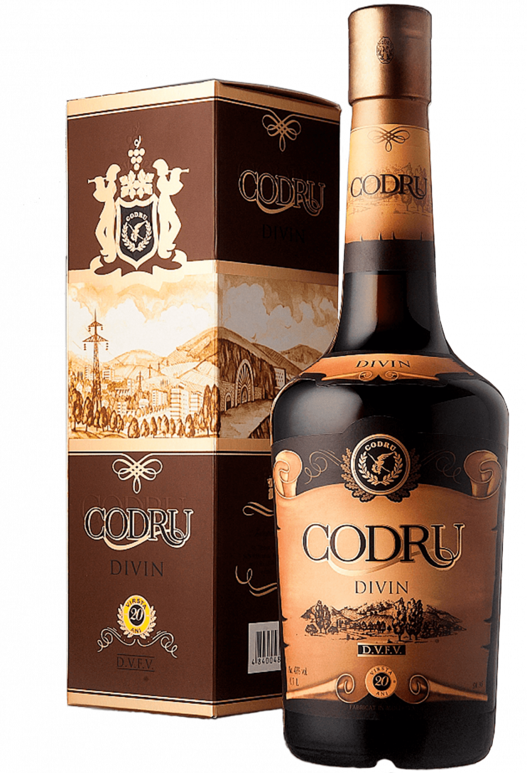 Коньяк "Кодру" 20 лет, Барза Албэ. Normandia 0,7 л.