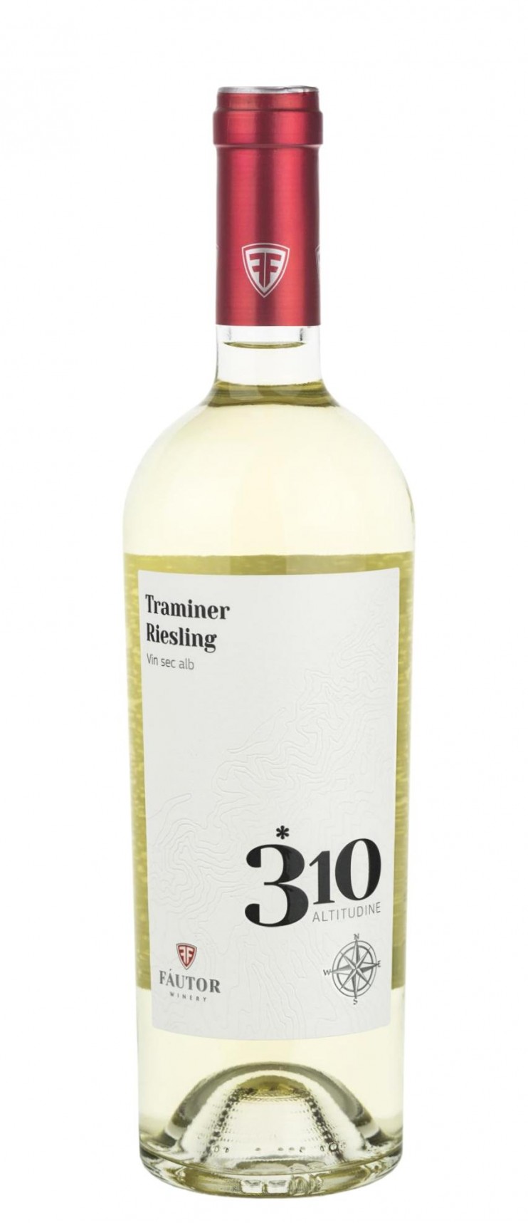 Вино "Траминер - Рислинг" 2021, 310 Altitudine, Fautor. 0,75 л.