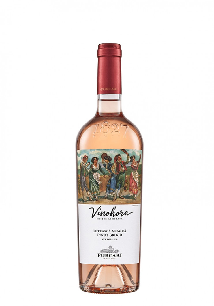 Вино "Винохора" 2024 розовое, Пуркарь. 0,75 л.