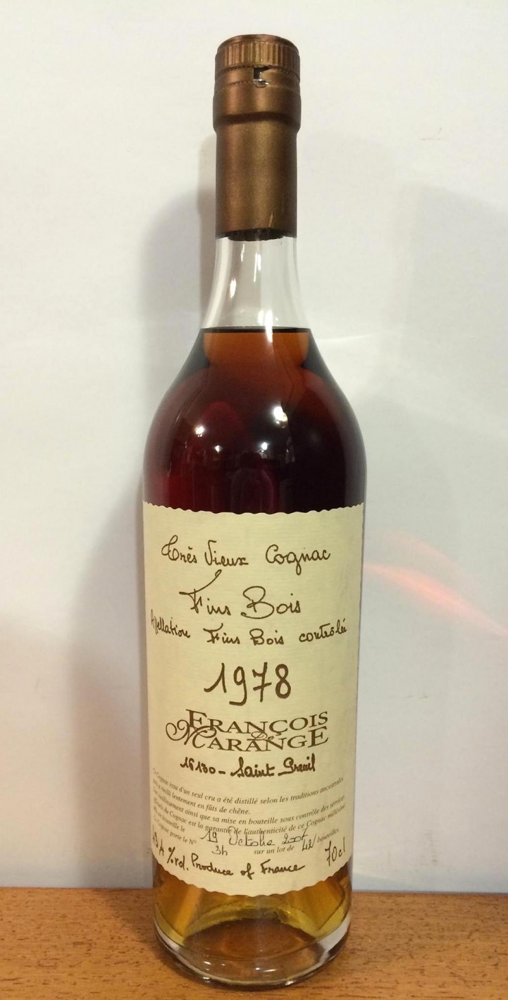 Коньяк "Francois De Marange" 1978 года. 0,7 л.