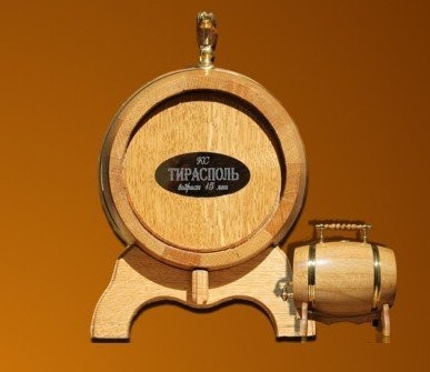 Коньяк "Тирасполь" 15 лет, КВИНТ. бочка 1,5 л.