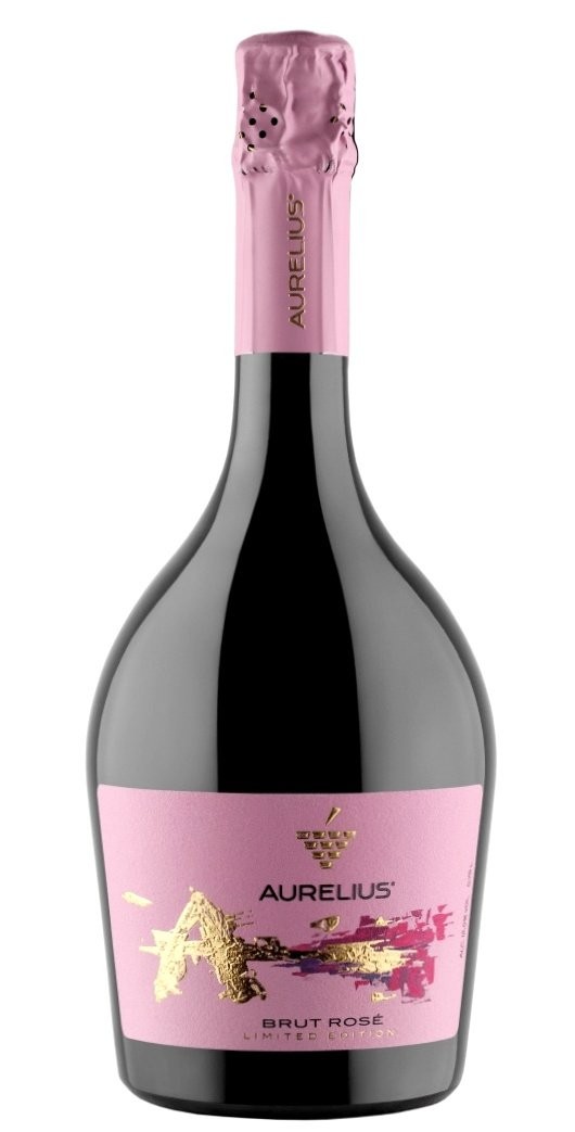 Шампанское "Аурелиус" брют розовое. 0,75 л.