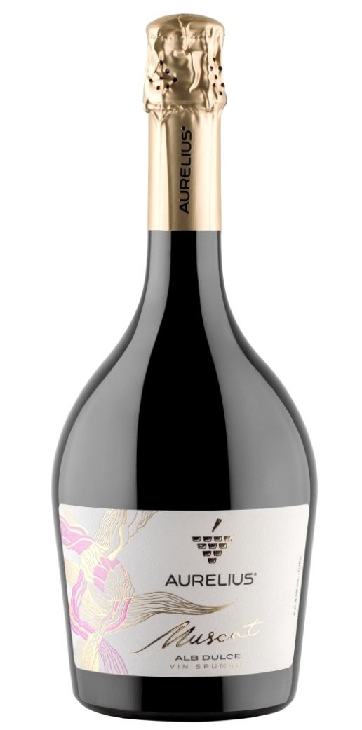 Шампанское "Аурелиус" Мускат белое сладкое. 0,75 л.