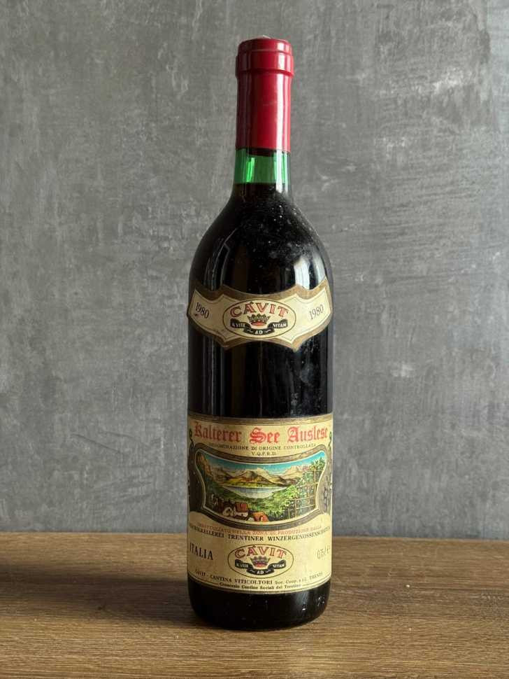 Вино Kalterer See Auslese Cavit 1980 года.