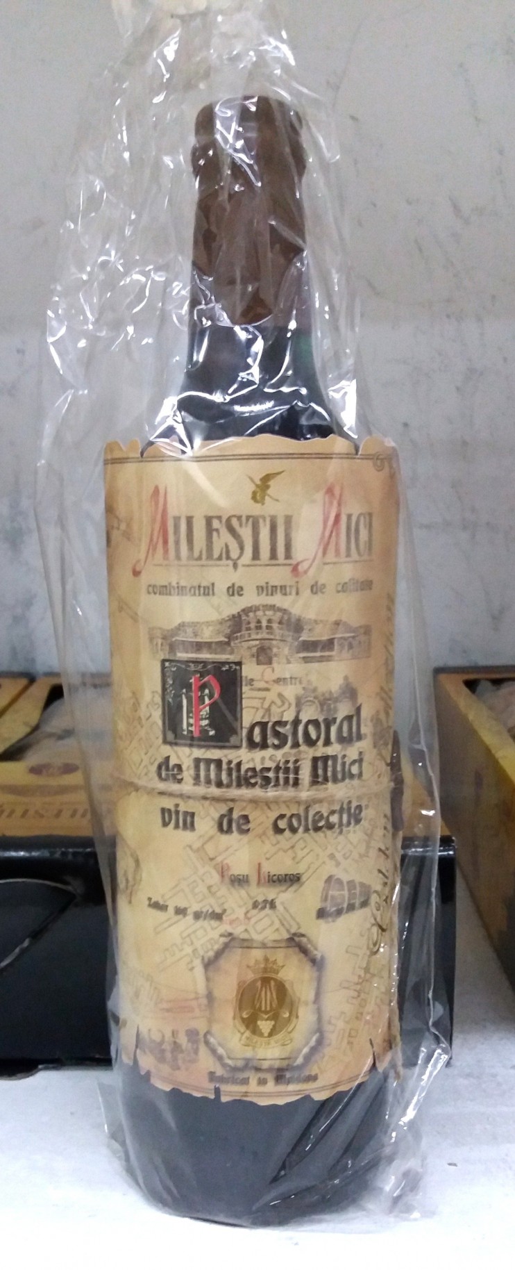 Вино «Пасторал де Милештий Мичь» 1986 года урожая.
