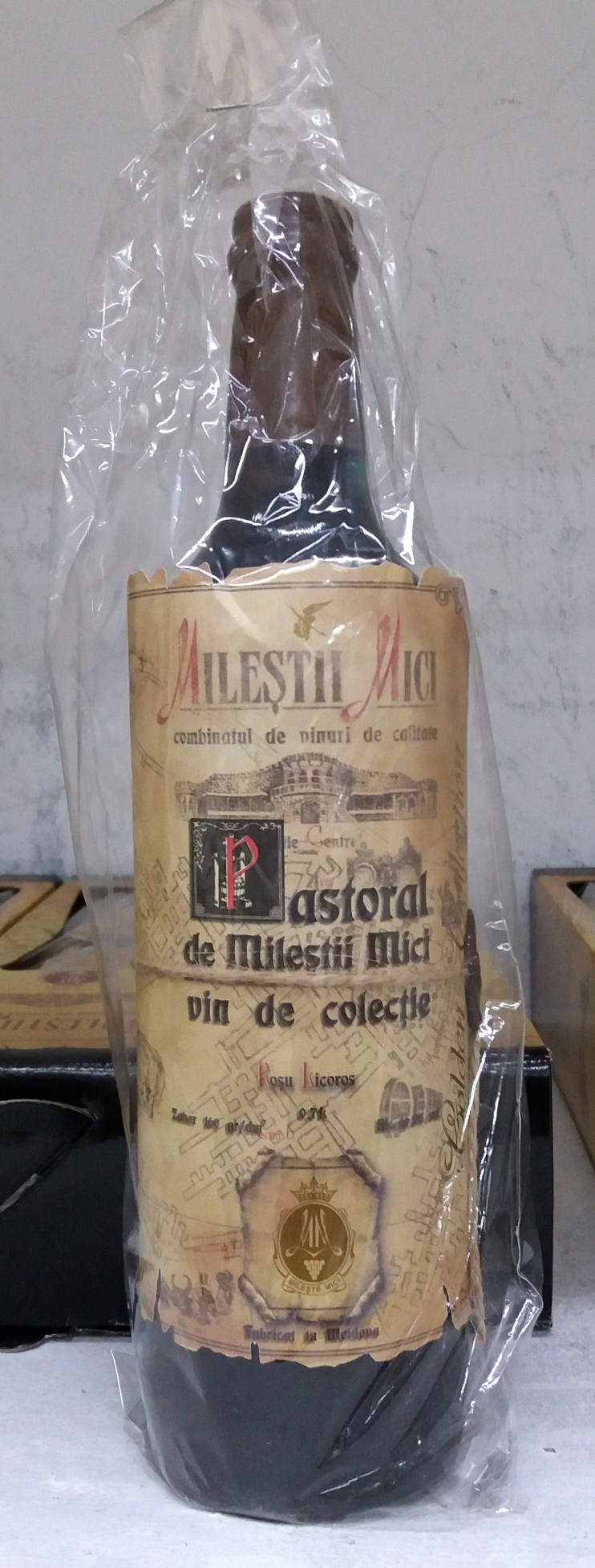 Вино «Пасторал де Милештий Мичь» 1986 года урожая.