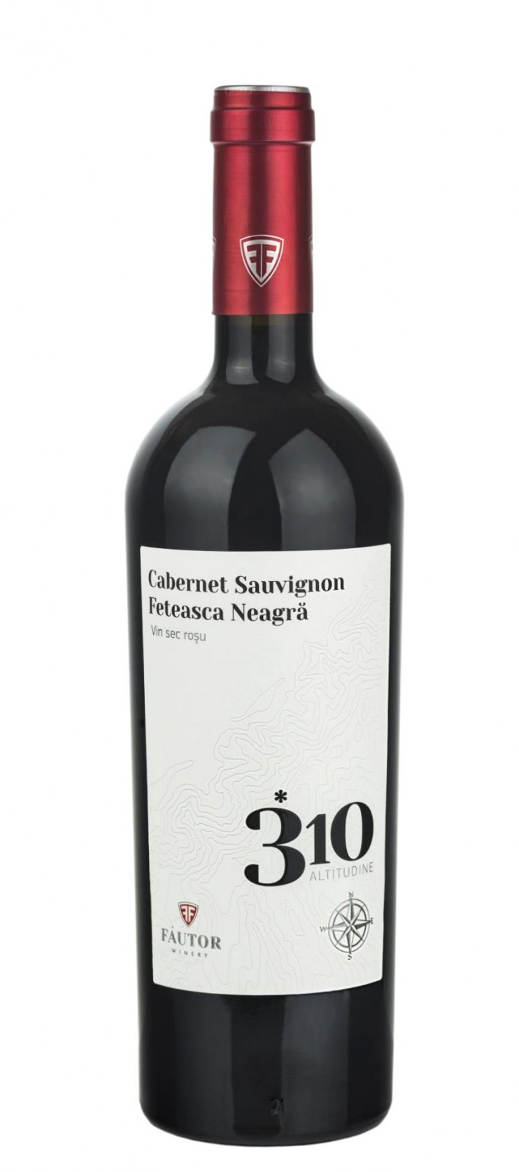 Вино "Каберне-совиньон - Фетяска нягрэ" 2019, 310 Altitudine, Fautor. 0,75 л.
