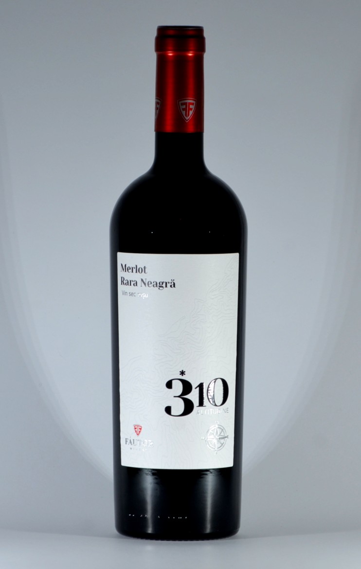 Вино "Мерло - Рара нягрэ" 2019, 310 Altitudine, Fautor. 0,75 л.