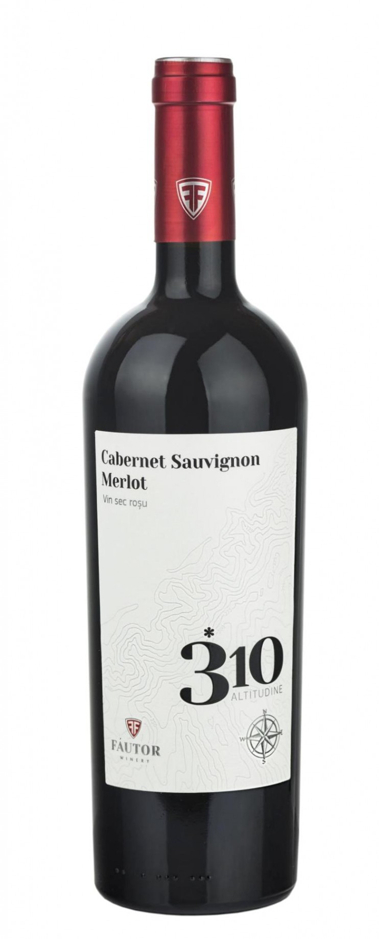 Вино "Каберне-совиньон - Мерло" 2018, 310 Altitudine, Fautor. 0,75 л.