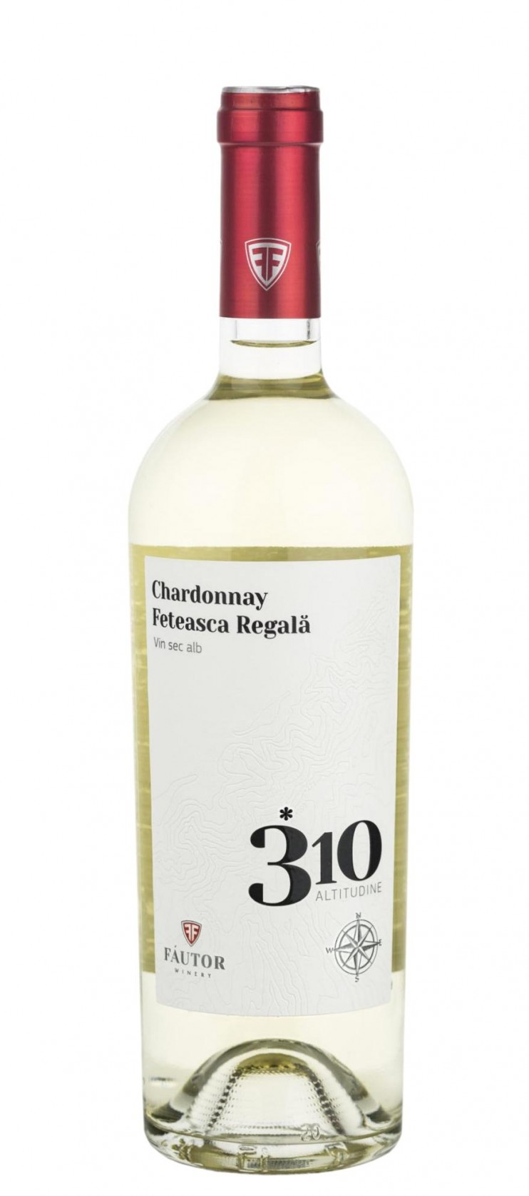 Вино "Шардоне - Фетяска регалэ" 2021, 310 Altitudine, Fautor. 0,75 л. 