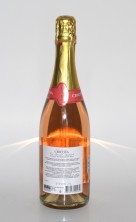 Шампанское "Крикова" брют розовое.