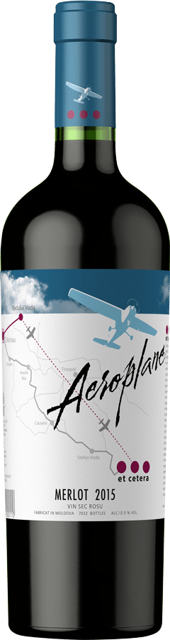 Вино «Мерло» 2018 Aeroplane, Et Cetera. 0,75 л.