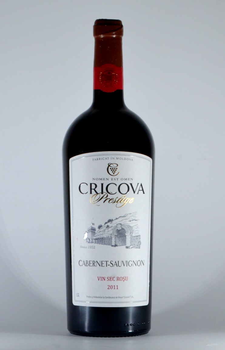 Вино «Каберне-совиньон» 2011 Престиж, Крикова. 1,5 л.