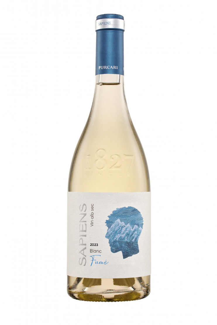 Вино "Сапиенс" 2024 Фуме блан, Пуркарь. 0,75 л.