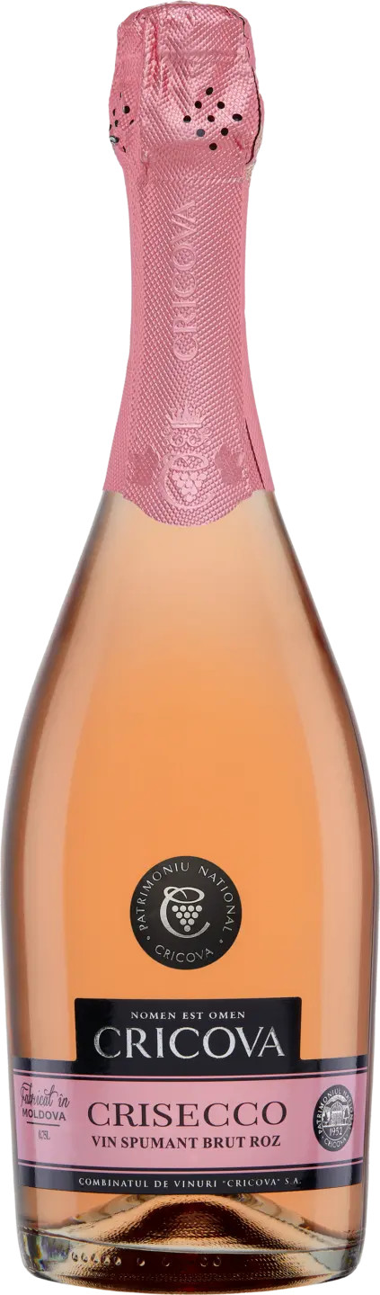 Шампанское "Crisecco" розовое брют, Крикова.