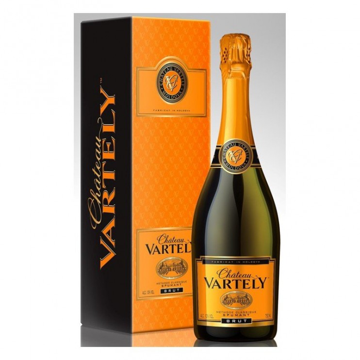 Шампанское "Шато Вартели" брют белое. 0,75 л.