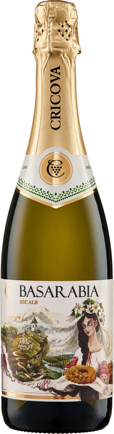 Шампанское "Basarabia" сухое, Cricova.
