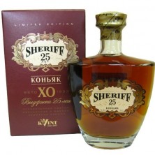 Коньяк КВИНТ "SHERIFF" 25 лет. 0,7 л.