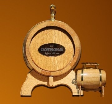 Коньяк "Сюрпризный" 10 лет, КВИНТ. бочка 1,5 л.