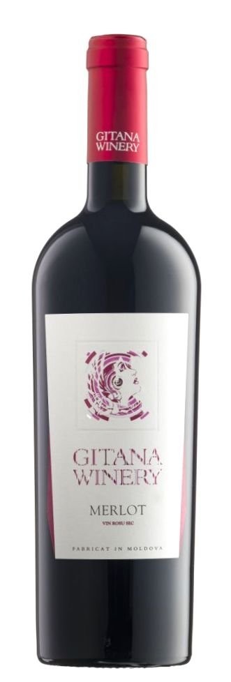 Вино "Merlot" 2021 Gitana Winery. 0,75 л.