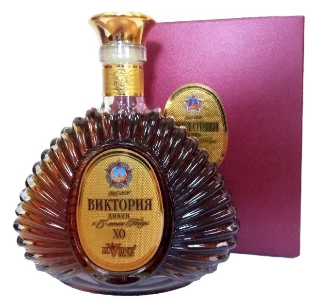 Коньяк "Виктория" 25 лет, к 75-летию Победы, КВИНТ. 0,7 л.