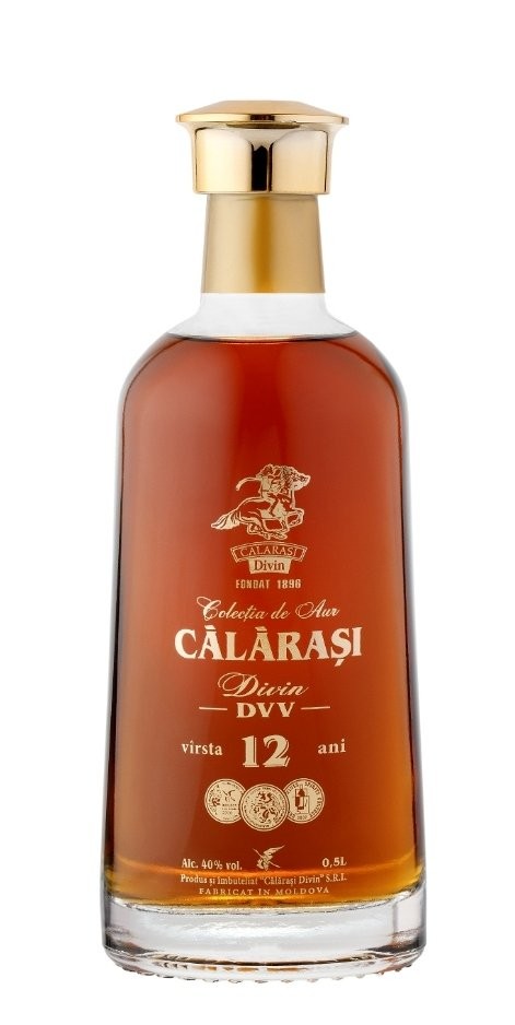 Коньяк "Калараш" 12 лет, Золотая коллекция. 0,5 л.